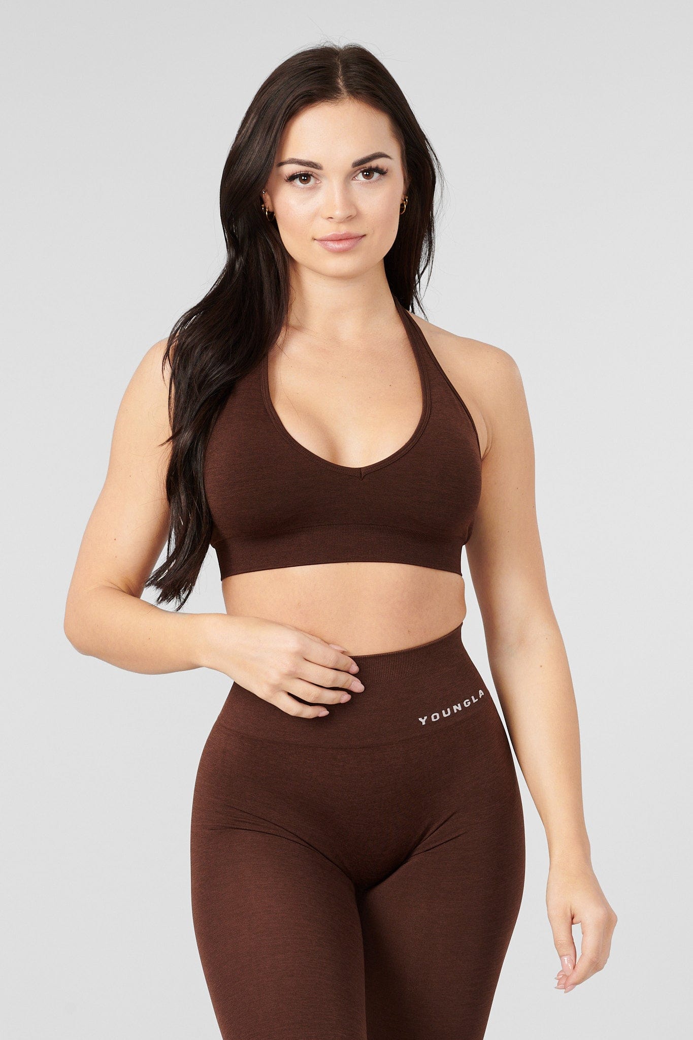W328 - Core Seamless Halter sports bra - Image 9